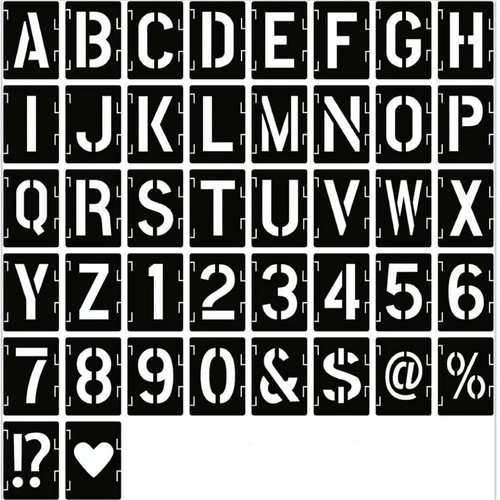 5inch letter stencils - 2/3/4/5inch,