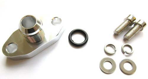 An10 turbo drain - an10, flange