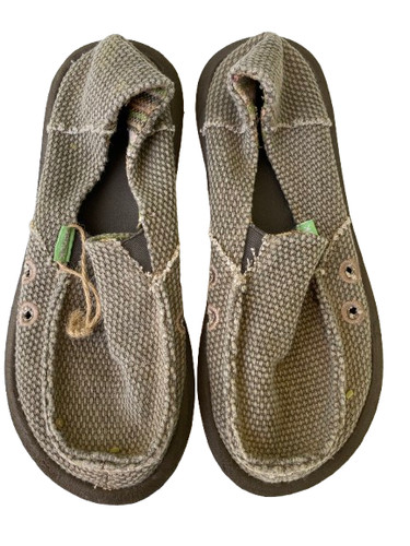 Sanuk taupe womens slip - taupe,