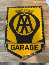 AA Enamel Garage Yellow &