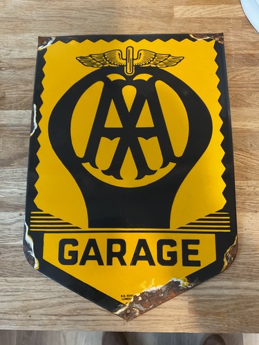 Enamel garage yellow - enamel,