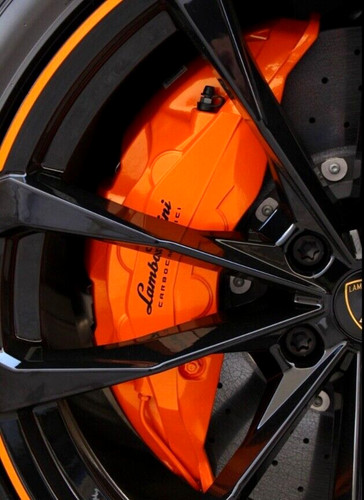 Lamborghini orange gloss brake - lamborghini,