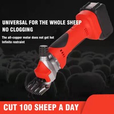 Cordless Sheep Shearing 550W Electric ProSheep Shears Clipper 2 Batteries NEWmy