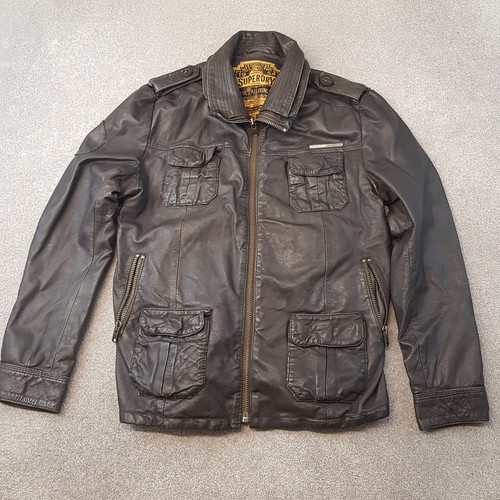 Superdry mens jacket brown - superdry,