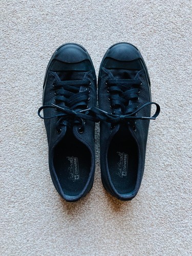 Rare all black - mono, converse