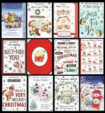 Christmas Card Friends Relation Various Titles GREAT SELECTION TO CHOOSE FROM cu