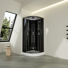 Steam Shower Cabin 900x900mm Modern Spa Room Cubicle Enclosure Bathroom Pod
