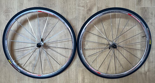 Pair road bike wheels - of,