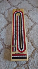 Deluxe Cribbage Board with Pegs Excellent Condition Bicycle