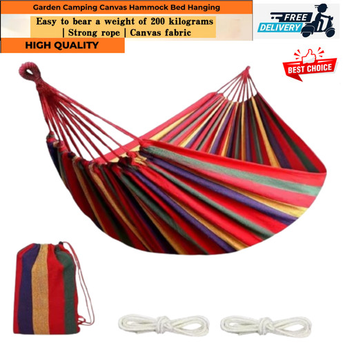 Double hammock person canvas - hammock,