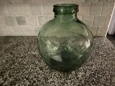Vintage XL Dark Green Glass