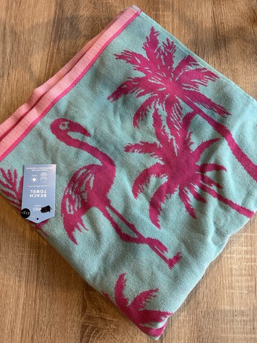Flamingo beach towel - m&s,