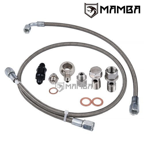 Mamba turbo oil feed line - oil,