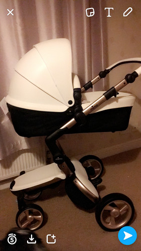 Mima xari pram white used - xari,