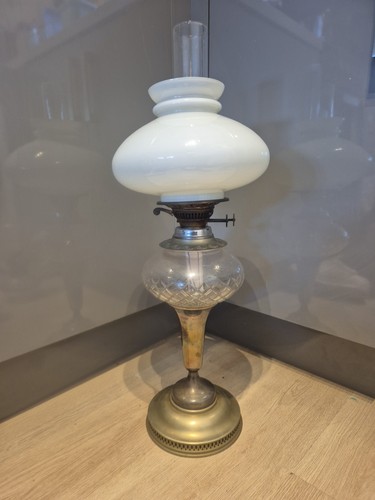 Antique duplex oil - oil, silver