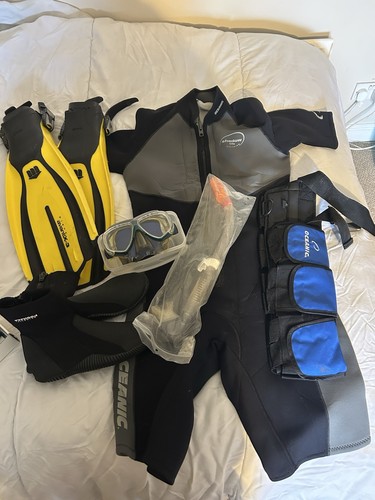 Scuba diving equipment full - scuba,