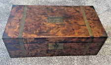 19TH CENTURY BRASS BOUND BURR