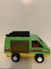 Fisher Price Adventure People Green Daredevil Sport Van Camper 1977 Vintage