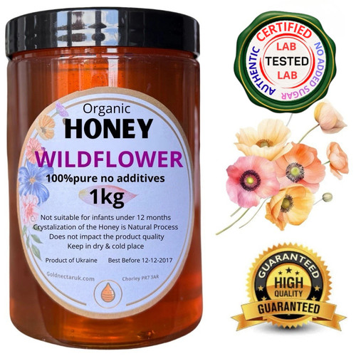 1kg honey wildflower - honey,