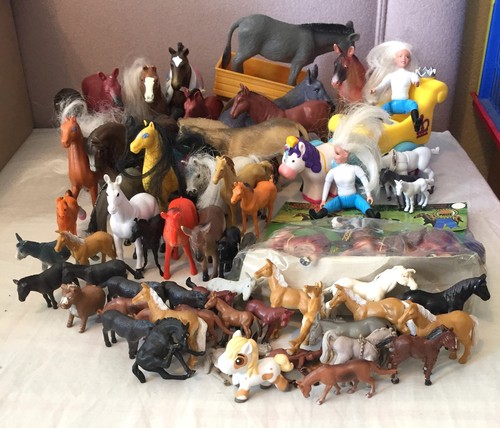 Vintage toy horse ponies - 60,