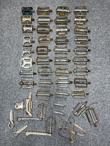 Old school bicycle pedals - old,