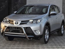 TOYOTA RAV4 BULL BAR NUDGE A-BAR, STAINLESS STEEL CHROME 2013 TO 2018 W K