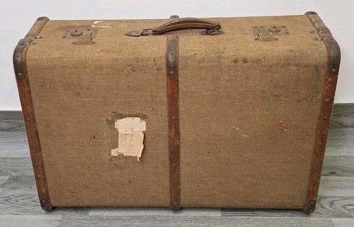 Vintage large banded steamer - banded,