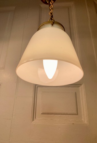 Antique victorian opaline milk - opaline,