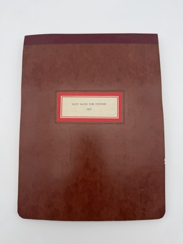 1957 horse racing scrapbook - racing,