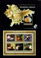 PB MOZAMBIQUE 2002 - MNH - NATURE - SNAILS 