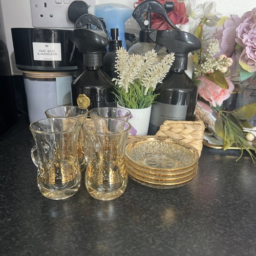 Turkish tea glasses set - tea, 4