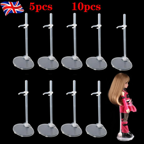 10pcs clear doll - doll, stand
