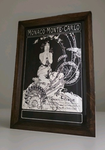 Vintage mucha mirror monaco - vintage,