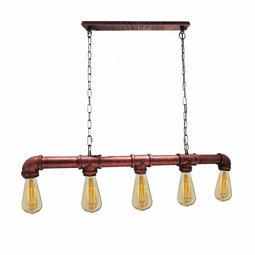 Industrial pipe chandelier - industrial,