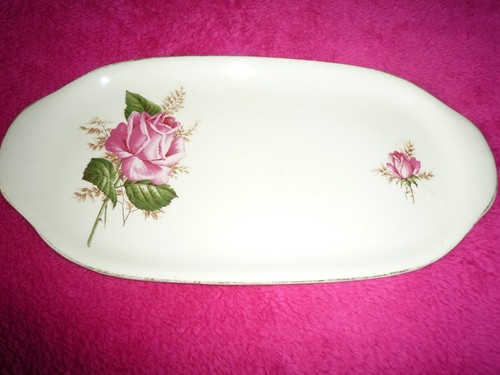 Vintage china sandwich plate - vintage,