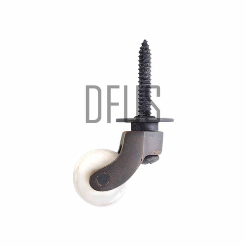 Solid brass castors screw - castors, 1"