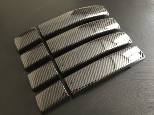 Carbon effect door handle - door,