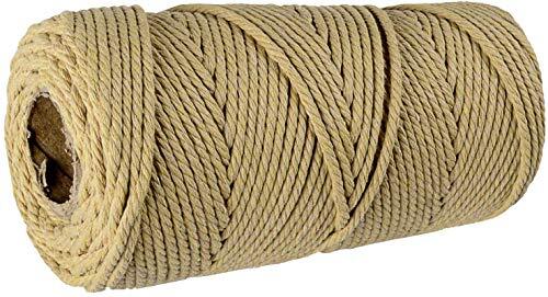 3mm 100m natural - 3mm, cotton