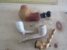 4 x Old Vintage Clay Pipes