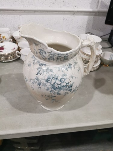 Antique white large jug - jug, or