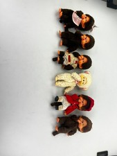 Monchhichi / Monchichi Collection - 6 Figures - Original Sekiguchi Vintage