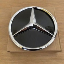 For 2011-2018 Mercedes Benz W205 W212 front grill silver star emblem chrome logo