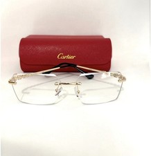 Cartier NEW Clear Lens Sunglasses In Box/Clear Sunglasses FREE SHIPPING