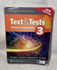 Leaving Certificate Texts & Tests 3 Ordinary Level Maths Textbook Leaving Cert