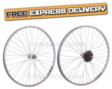 700c PAIR Hybrid Bike Wheels +