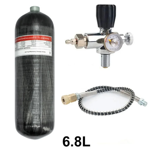 Carbon fiber cylinder hpa - 6.8l,