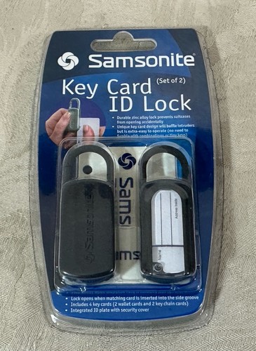 Samsonite key card lock - card,