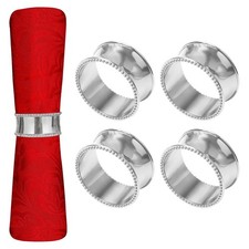 1-18pcs Napkin Rings Gold