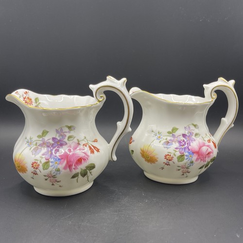 Pair royal crown derby bone - derby,