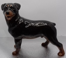 Vintage Coopercraft Rottweiler Dog Figure (BS/C/106) : Medium : Made in England
